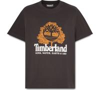 Timberland Mens Wwes Short Sleeve Front Graphic Tee vintage black S