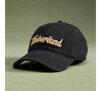Timberland - Midland Beach Canvas-Baseballcap mit Stickerei in Schwarz, Herren, Schwarz