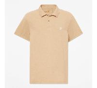 Timberland - Millers River Kurzarm-Polohemd aus Stretchmaterial für Herren in Beige, Herren, Beige, Größe: L
