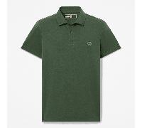 Timberland - Millers River Kurzarm-Polohemd aus Stretchmaterial für Herren in Dunkelgrün, Herren, Grün, Größe: L