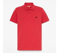 Timberland - Millers River Kurzarm-Polohemd aus Stretchmaterial für Herren in Rot, Herren, Rot, Größe: L