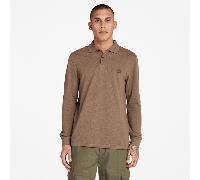 Timberland - Millers River L/S Millers River Pique Polo - Polo-Shirt, Gr. L, braun (ChocolateChip)