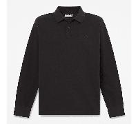 Timberland - Millers River Langarm-Poloshirt für Herren in Schwarz, Herren, Schwarz, Größe: XXL