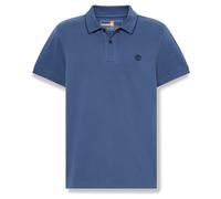 Timberland - Millers River Printed Neck S/S Polo - Polo-Shirt, Gr. S, blau (Oceana)