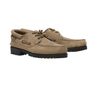Timberland Mokassin Authentic 3 Eye Lug 0A2pdq Bootsschuh Herren Leder Beige