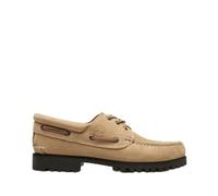 Timberland Mokassin Authentic 3 Eye Lug 0A2pdq Bootsschuh Herren Leder Beige, beige, 46 EU