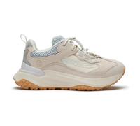 Timberland Womens Low Lace UP Waterproof Sneaker natural suede 6.5 Wide Fit