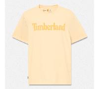 Timberland - Northwood Linear-Logo T-Shirt für Herren in Gelb, Herren, Gelb, Größe: S