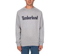 Timberland Northwood TFO Wordmark Logo Brushback Crew Neck MEDIUM Grey Heather Kapuzenpullover,