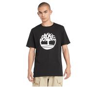 Timberland Northwood Tree Logo Short Sleeve Tee Black Größe: S | Bedruckte T-Shirts Outlet | Herren | Schwarz