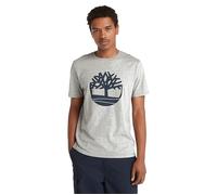 Timberland Northwood Tree Logo Short Sleeve Tee Medium Grey Heather Größe: S | Bedruckte T-Shirts Outlet | Herren | Grau
