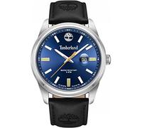 Timberland Orford Herren Armbanduhr mit einem Band aus Edelstahl und Leder, Farbe: Schwarz, Durchmesser der Uhr: 45mm, TDWGB0010802