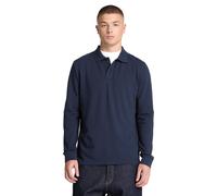 Timberland Oyster River Chest Logo Ls Polo Regular Dark Sapphire Größe: M | Longsleeves Outlet | Herren | Blau