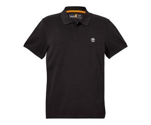 Timberland - "Oyster River" Poloshirt für Herren kurzärmlig (Schwarz) S