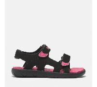Timberland - Perkins Row Sandale mit Fersenriemen für Kleinkinder in Schwarz/Pink, Schwarz, Größe: 23