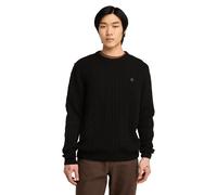 Timberland Phillips Brook Cable Crew Neck Sweater Black Größe: L | Pullover Outlet | Herren | Schwarz