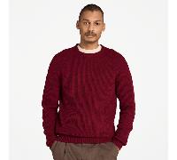 Timberland - Phillips Brook Rundhalspullover mit Raglanärmeln für Herren in Burgunderrot, Herren, Burgunderrot, Größe: L