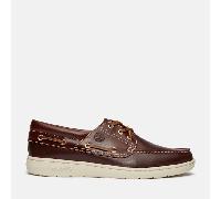 Bootsschuh TIMBERLAND "PORTOFINO PIER BOAT SHOE", Gr. 50, burgundy full grain, Leder, sportlich, Schuhe, aus Premium Timberland Leder (89970225-50) burgundy full grain