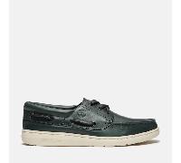 Timberland Mens Boat Shoe dark green full grain 12
