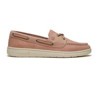 Timberland Womens Boat Shoe lt pink f grain 6 Wide Fit