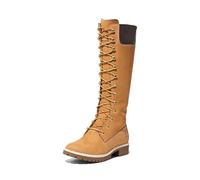 Schnürstiefel TIMBERLAND "Women's Premium 14in WP B", Damen, Gr. 38,5, gelb (wheat), Leder, sportlich, Schuhe, Winterschuhe, Winterstiefel, Winterboots, Schnürboots, wasserdicht (63000306-38,5) wheat
