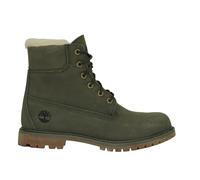 Timberland Premium 6 Inch Lammfell Boots Waterproof Damen Winter (Dark Green, Medium, EU Schuhgrößensystem, Erwachsene, Damen, Numerisch, M, 37.5)