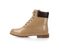 Timberland Womens 6 Inch Lace UP Waterproof Boot wheat patent leather 6.5 Wide Fit