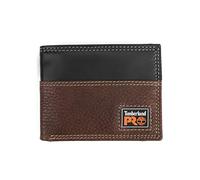 Timberland PRO Herren Schlanke RFID-geldbörse aus Leder mit Sichtfenster auf der Rückseite Reisezubehör-Brieftasche, Teakholz, Einheitsgröße