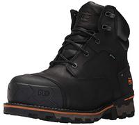 Timberland PRO Men's Boondock 6" Composite Toe Waterproof Industrial and Construction Shoe, Black Full Grain Leather, 11 M US