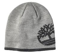 Timberland Reversible Tree Logo Cuffless Knit Hat Beanie (Light Grey Heather)