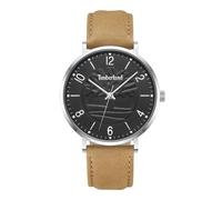 Timberland Ripton Herren Armbanduhr mit einem Band aus Edelstahl und Leder, Farbe: Beige, Durchmesser der Uhr: 42mm, TDWGA0010904