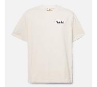 Timberland - Robustes Active Gear T-Shirt mit Grafik am Rücken für Herren in Weiß, Herren, Weiß, Größe: XL