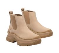 Timberland Womens Mid Chelsea Boot light beige nubuck 8 Wide Fit