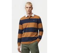 Timberland Rugby Long Sleeve Polo Dark Sapphire/wheat Boot Größe: XXL | Casual hemden Outlet | Herren | Blau