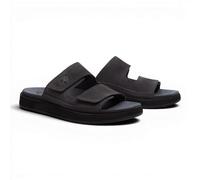 Sandale TIMBERLAND "CASCO COVE SLIDE SANDAL", Herren, Gr. 45, dunkelgrau suede, Leder, Schuhe Sandale, aus Timberland Premium Nubuk-Leder (31390217-45) dunkelgrau suede