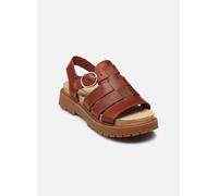 Timberland Frauen Sandalen Frau Clairemont Way Full Grain Rot 36