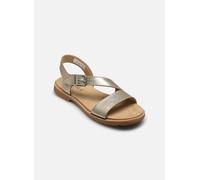 Timberland Womens Backstrap Sandal gold metallic 7 Wide Fit