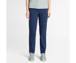 Timberland - Schmal geschnittene Chinohose für Damen in Blau, Damen, Blau, Größe: 33