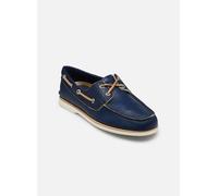 Bootsschuh TIMBERLAND "CLASSIC BOAT BOAT SHOE", Herren, Gr. 41, blau (dk blu f grain), Leder, Schuhe Bootsschuh, Classic Bootsschuh aus Timberland Premium Leder (67315812-41) dk blu f grain