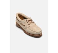 Timberland Womens Boat Shoe natural suede 6 Wide Fit