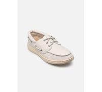 Timberland Mens Boat Shoe white full grain 10