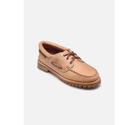 Timberland Womens Boat Shoe medium beige full grain 8 Wide Fit