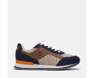 Timberland - Scout Heights Sneaker für Herren in Hellbeige/Dunkelblau, Herren, Beige, Größe: 43.5