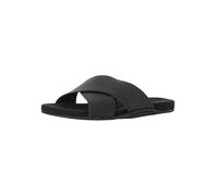 Timberland Herren Seaton Bay Cross Strap Slide Sandalen, Schwarz Black Leather, 46 EU