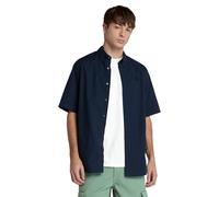 Timberland Short Sleeve Stretch Poplin Shirt Navy Größe: L | Casual hemden Outlet | Herren | Blau