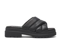 Timberland Slide Sandalen, Damen-Sandalen, Schwarz, volle Körnung, 38 EU