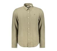 Langarm-Leinenhemd, Relaxed Fit S