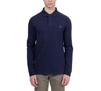 Timberland - Slim Herren Poloshirt mit langen Ärmeln, Marineblau, Medium