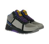 Timberland Solar Wave Lt Mid Herren Wander-Schuhe nachhaltige Hiking-Stiefel mit ReBOTL-Gewebe und GreenStride-Shole Trekking-Boots TB0A41YCK511 Grau/Bunt 45