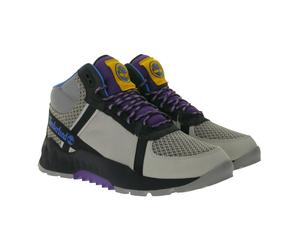 Timberland Solar Wave Lt Mid Herren Wander-Schuhe nachhaltige Hiking-Stiefel mit ReBOTL-Gewebe und GreenStride-Shole Trekking-Boots TB0A41YCK511 Grau/Bunt 45